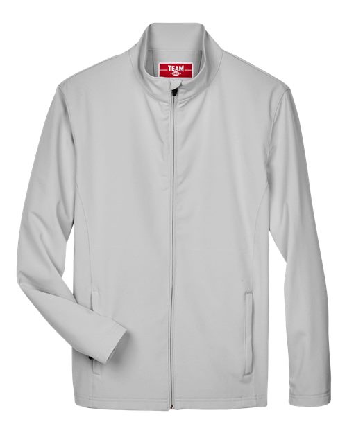 Men's Leader Soft Shell Jacket - Sport Silver Front