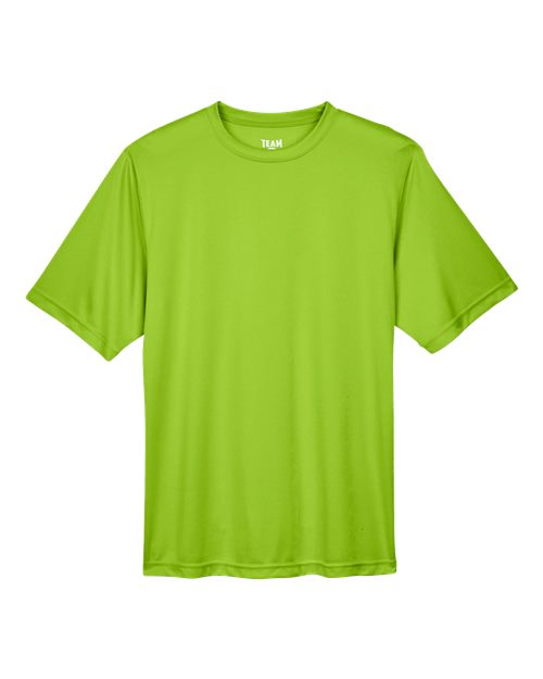 Men's Zone Performance T-Shirt - Acid Green Front
