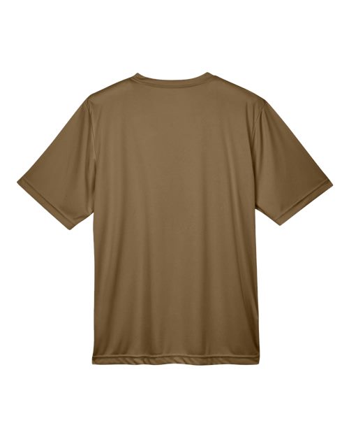 Men's Zone Performance T-Shirt - Coyote Brown Back