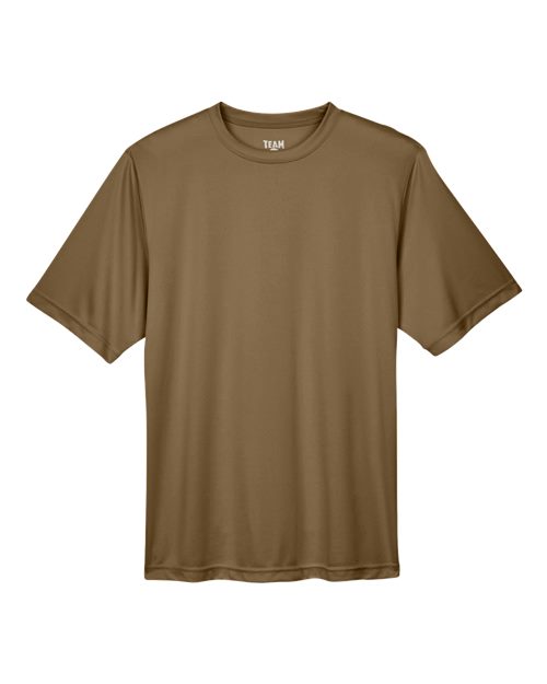 Men's Zone Performance T-Shirt - Coyote Brown Front