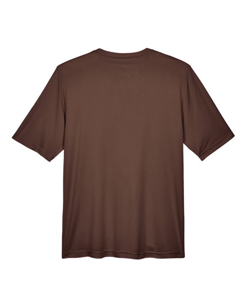 Men's Zone Performance T-Shirt - Sport Dark Brown Back