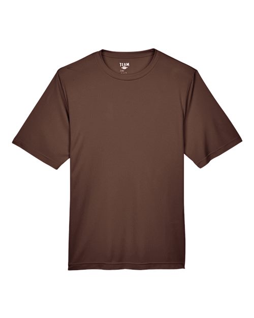 Men's Zone Performance T-Shirt - Sport Dark Brown Front