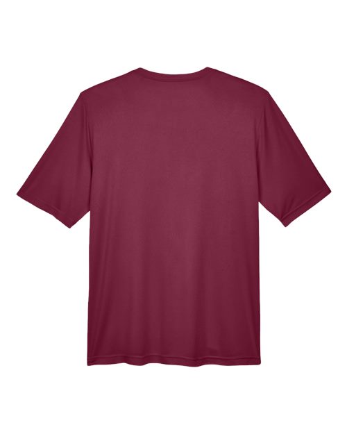 Men's Zone Performance T-Shirt - Sport Maroon Back