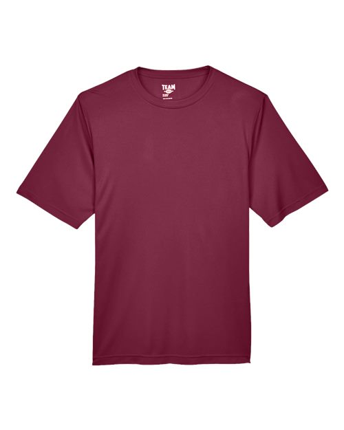 Men's Zone Performance T-Shirt - Sport Maroon Front