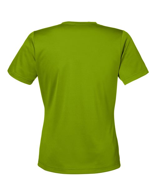 Women's Zone Performance Mesh T-Shirt - Acid Green Back