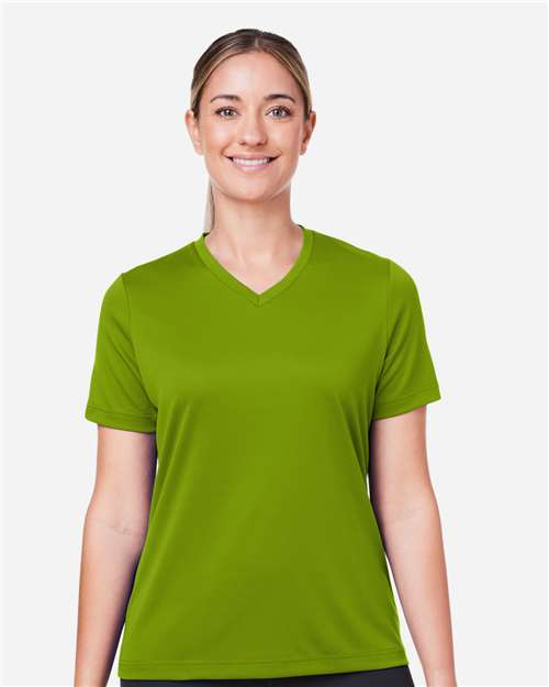 Team 365 Women's Zone Performance Mesh T-Shirt - Model Front
