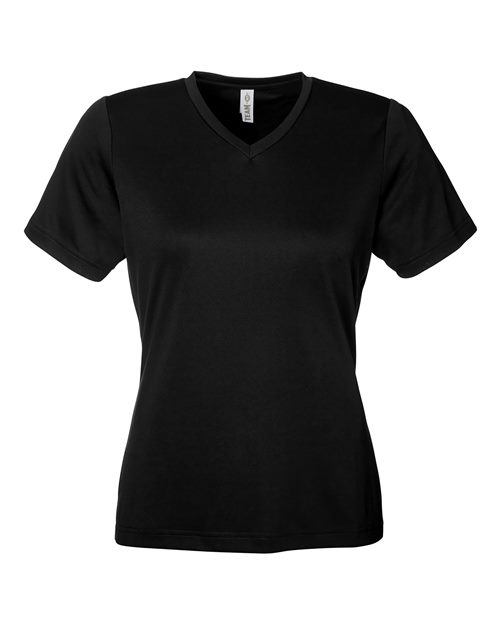 Women's Zone Performance Mesh T-Shirt - Black Front