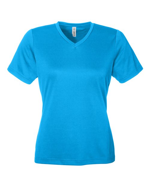 Women's Zone Performance Mesh T-Shirt - Electric Blue Front