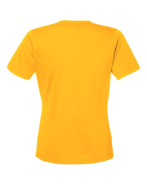Women's Zone Performance Mesh T-Shirt - Sport Athletic Gold Back