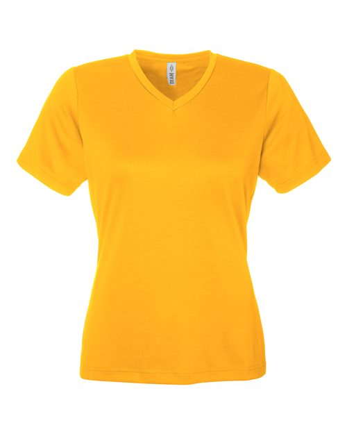 Women's Zone Performance Mesh T-Shirt - Sport Athletic Gold Front