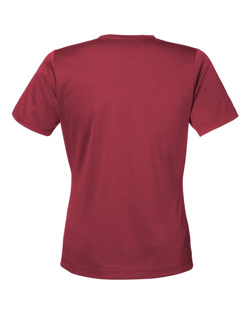 Women's Zone Performance Mesh T-Shirt - Sport Maroon Back
