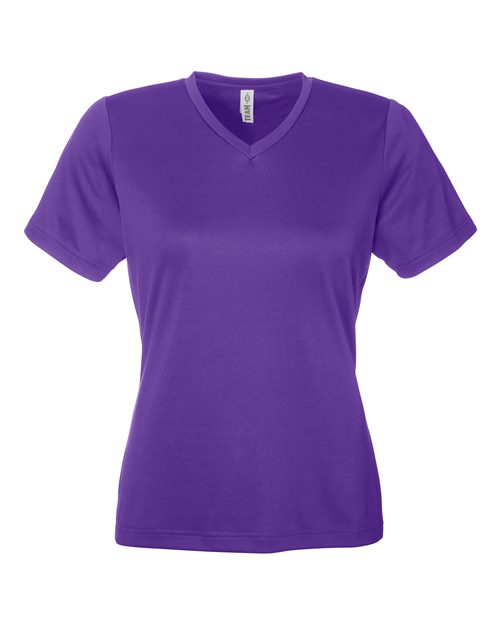 Women's Zone Performance Mesh T-Shirt - Sport Purple Front