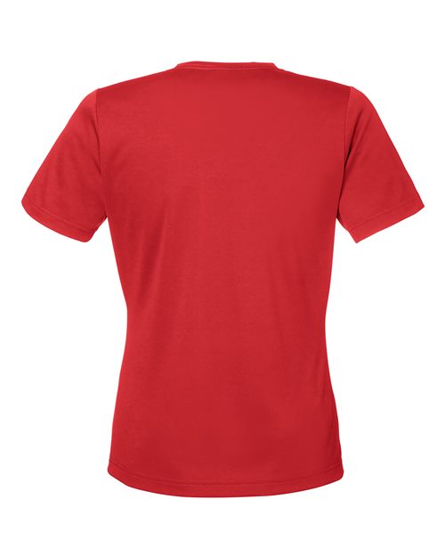 Women's Zone Performance Mesh T-Shirt - Sport Scarlet Red Back