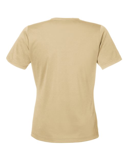 Women's Zone Performance Mesh T-Shirt - Sport Vegas Gold Back