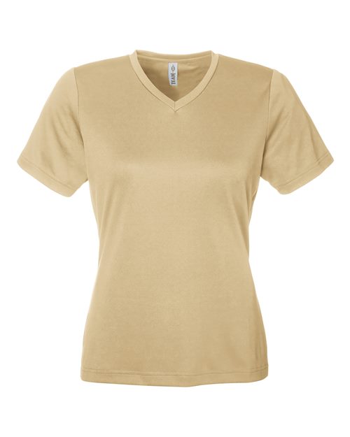 Women's Zone Performance Mesh T-Shirt - Sport Vegas Gold Front