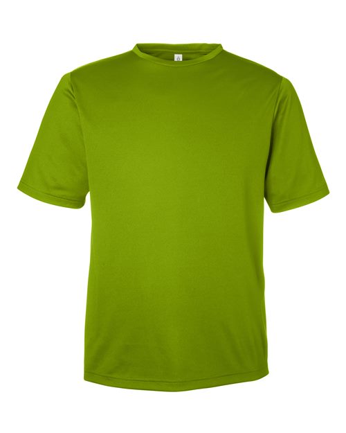 Men's Zone Performance Mesh T-Shirt - Acid Green Front