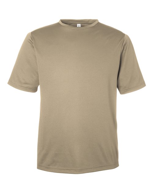 Men's Zone Performance Mesh T-Shirt - Coyote Brown Front