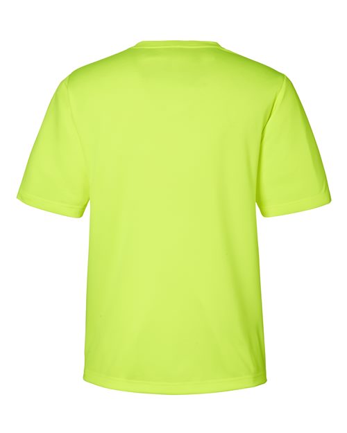 Men's Zone Performance Mesh T-Shirt - Safety Yellow Back