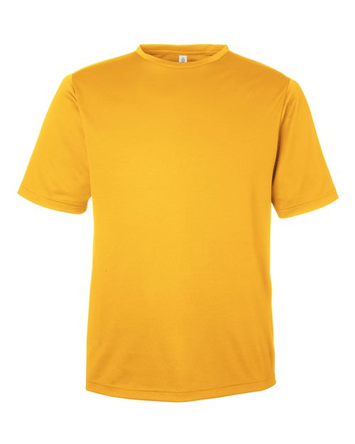 Men's Zone Performance Mesh T-Shirt - Sport Athletic Gold Front