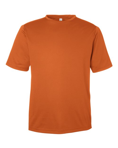 Men's Zone Performance Mesh T-Shirt - Sport Burnt Orange Front