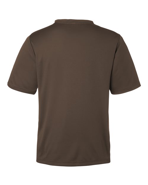 Men's Zone Performance Mesh T-Shirt - Sport Dark Brown Back