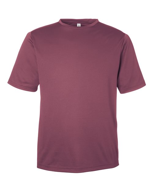 Men's Zone Performance Mesh T-Shirt - Sport Dark Maroon Front