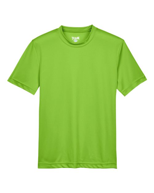 Youth Zone Performance T-Shirt - Acid Green Front