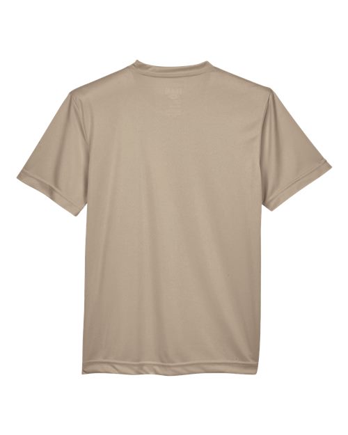Youth Zone Performance T-Shirt - Desert Khaki Back