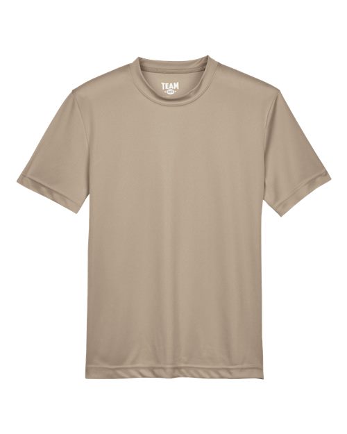 Youth Zone Performance T-Shirt - Desert Khaki Front