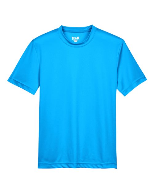 Youth Zone Performance T-Shirt - Electric Blue Front