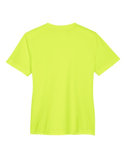 Youth Zone Performance T-Shirt - Safety Yellow Back