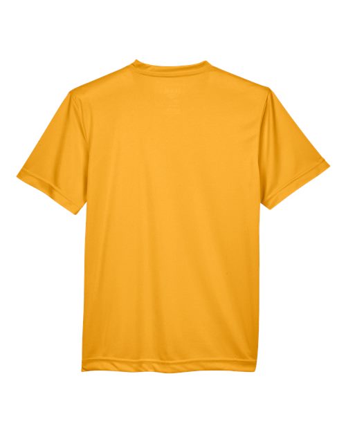 Youth Zone Performance T-Shirt - Sport Athletic Gold Back