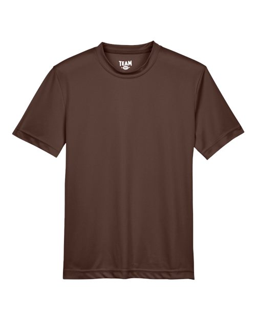 Youth Zone Performance T-Shirt - Sport Dark Brown Front