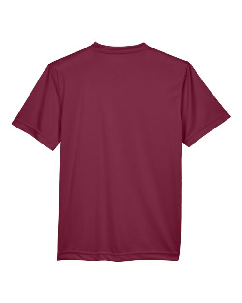 Youth Zone Performance T-Shirt - Sport Maroon Back