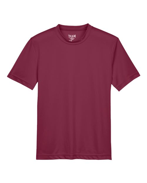 Youth Zone Performance T-Shirt - Sport Maroon Front