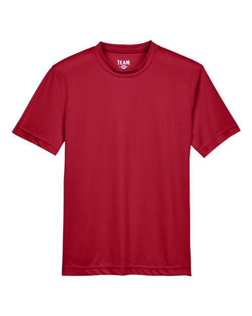 Youth Zone Performance T-Shirt - Sport Scarlet Red Front