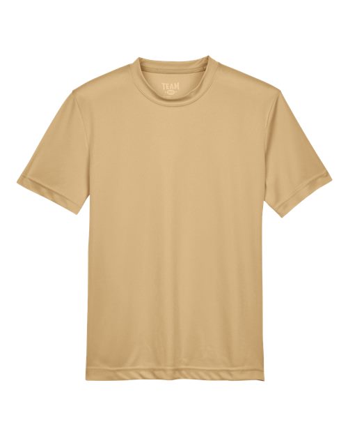 Youth Zone Performance T-Shirt - Sport Vegas Gold Front