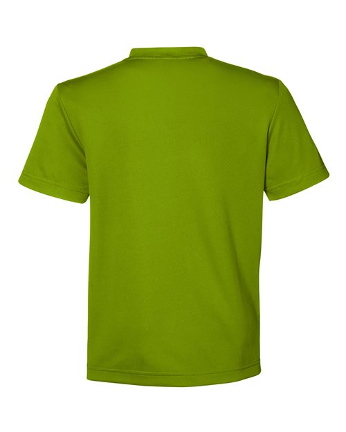 Youth Zone Performance Mesh T-Shirt - Acid Green Back