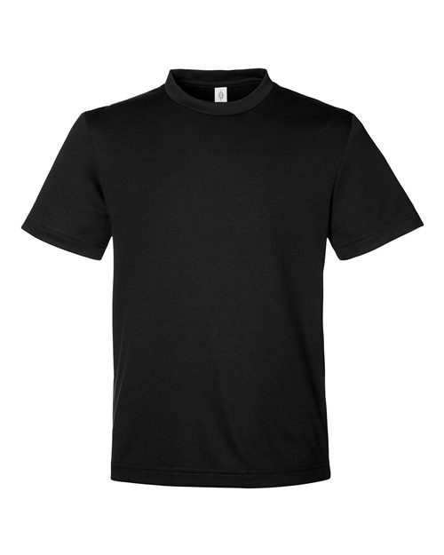 Youth Zone Performance Mesh T-Shirt - Black Front