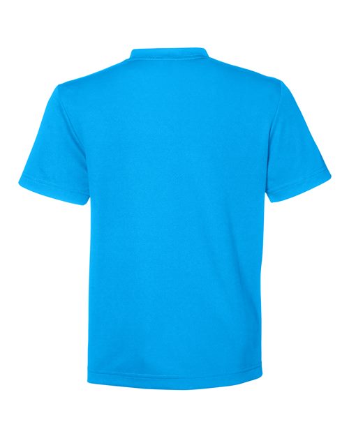 Youth Zone Performance Mesh T-Shirt - Electric Blue Back