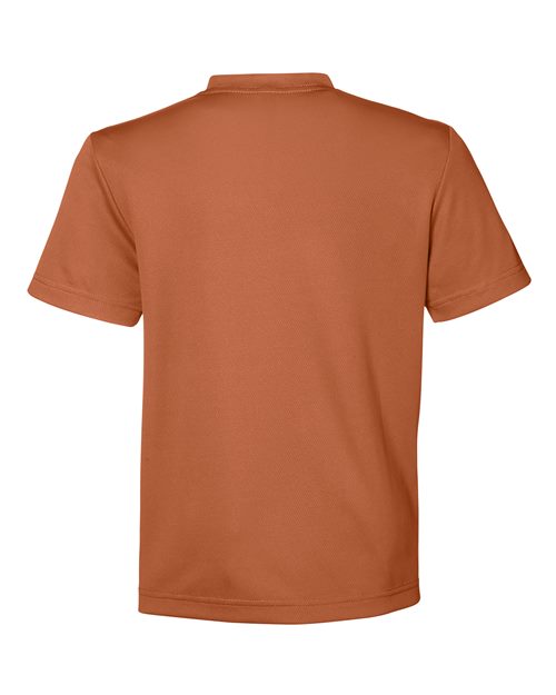 Youth Zone Performance Mesh T-Shirt - Sport Burnt Orange Back