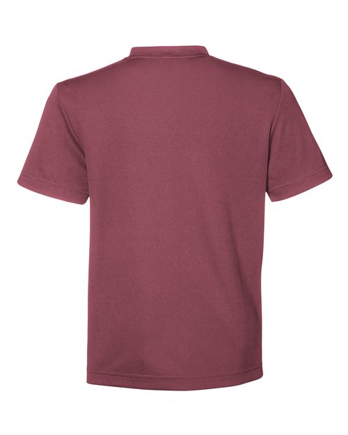 Youth Zone Performance Mesh T-Shirt - Sport Dark Maroon Back