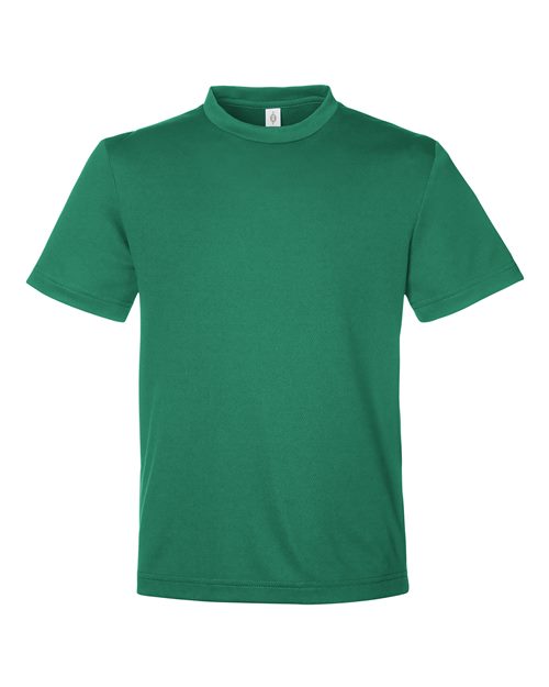 Youth Zone Performance Mesh T-Shirt - Sport Forest Front
