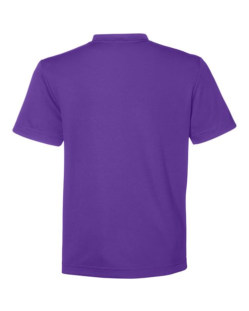 Youth Zone Performance Mesh T-Shirt - Sport Purple Back
