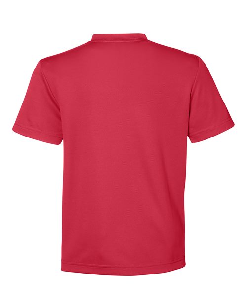 Youth Zone Performance Mesh T-Shirt - Sport Scarlet Red Back