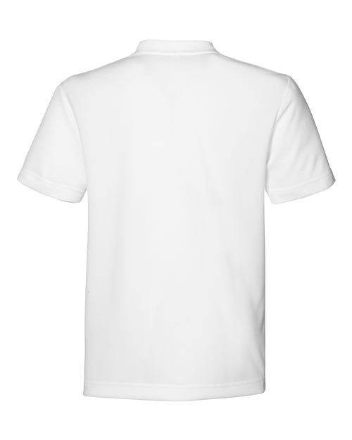 Youth Zone Performance Mesh T-Shirt - White Back