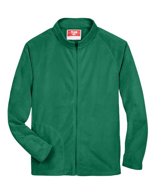 Men's Campus Microfleece Jacket - Sport Kelly Front
