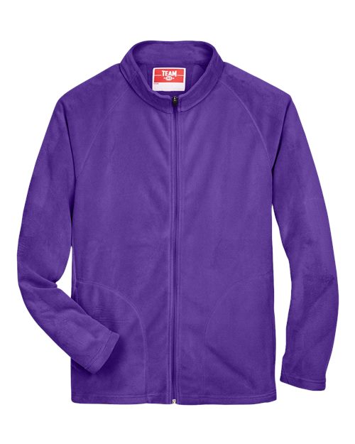 Men's Campus Microfleece Jacket - Sport Purple Front