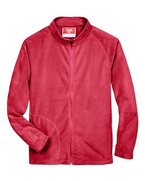 Men's Campus Microfleece Jacket - Sport Red Front