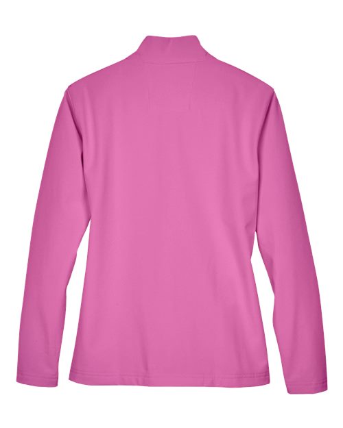 Women's Leader Soft Shell Jacket - Sport Charity Pink Back